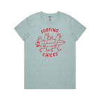 Surfing Chicks Women's AS Colour T-shirt