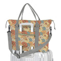 Vintage Retro Floral Duffle Bag-Simple (Model 1715) One Size Duffle Bag-Simple (1715)