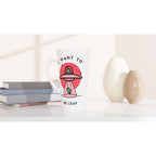 UFO, I Want To Be-Leaf - White Latte 17oz Ceramic Mug Latte Mug Globally Fulfilled Sci Fi
