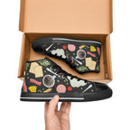 Breakfast Food - Men's High Top Canvas Shoes