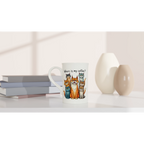 Where Is My Coffee, Cranky Cats - White 10oz Porcelain Slim Mug Porcelain Mug animal Coffee Globally Fulfilled