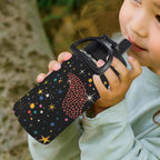 Colourful Space 12oz Kids Water Bottle with Straw Lid
