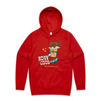Stay Cool - Mens Hoodie Red Mens Hoodie Printed In Australia Summer