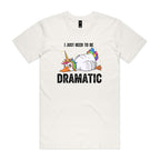 Dramatic Unicorn Goose Men's AS Colour T-shirt Natural Mens T-shirt animal Printed In Australia