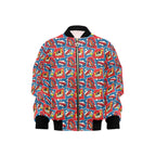 Comic Book Cells Kids Bomber Jacket XL Kids Bomber Jacket comic Printed Offshore