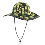 Cute Avocados Wide Brim Bucket Hat Wide Brim Bucket Hat Food Printed Offshore