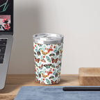 Pretty Moths And Butterflies Small Stainless Steel Travel Mug Cup 12oz/350ml