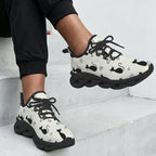 Black Cats Women's Twisted Sole Sneakers