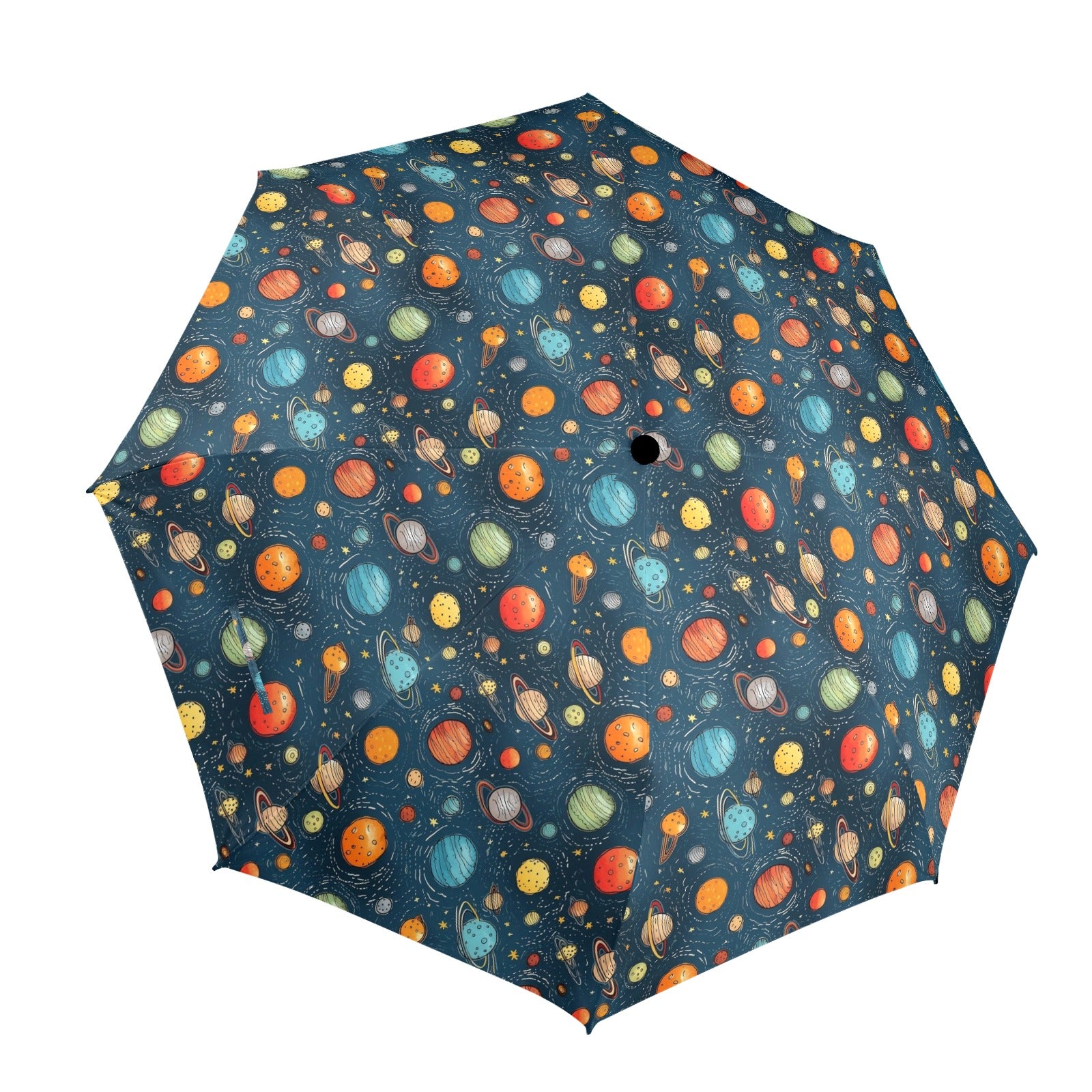 Galaxy - Semi-Automatic Foldable Umbrella (Model U12) One Size Semi-Automatic Foldable Umbrella (U12)