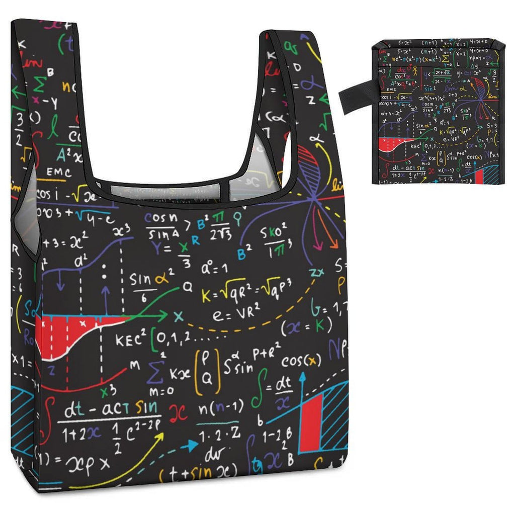 Colourful Maths Formulas -  Collapsible Shopping Bag