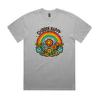Choose Happy AS Colour Heavy Faded Tee Unisex Faded storm Heavy Faded T-shirt Positivity Printed In Australia