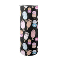 Cute Animal Ice Blocks - 20oz Tall Skinny Tumbler with Lid and Straw