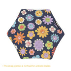 Groovy Flowers Kids Safe Round Corner Umbrella