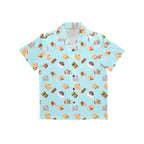 Classic Aussie Food Icons Junior Kids Hawaiian Shirt