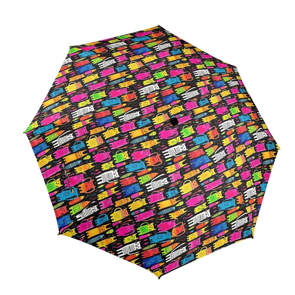Colourful Cats Umbrella One Size Umbrella animal Printed Offshore