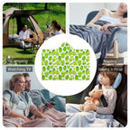 Cute Limes Kids Hooded Blanket 100cm x 130cm Kids Hooded Blanket Food Printed Offshore