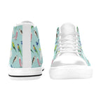 Australian Birds Men's High Top Canvas Shoes Men's Classic High Top Canvas Shoes Australia Birds Printed Offshore