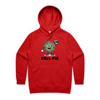 Cell-fie Cell Selfie Women's AS Colour Hoodie Red Womens Hoodie Printed In Australia Science