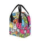 Sticker Music - Zipper Lunch Bag Zipper Lunch Bag Printed Offshore