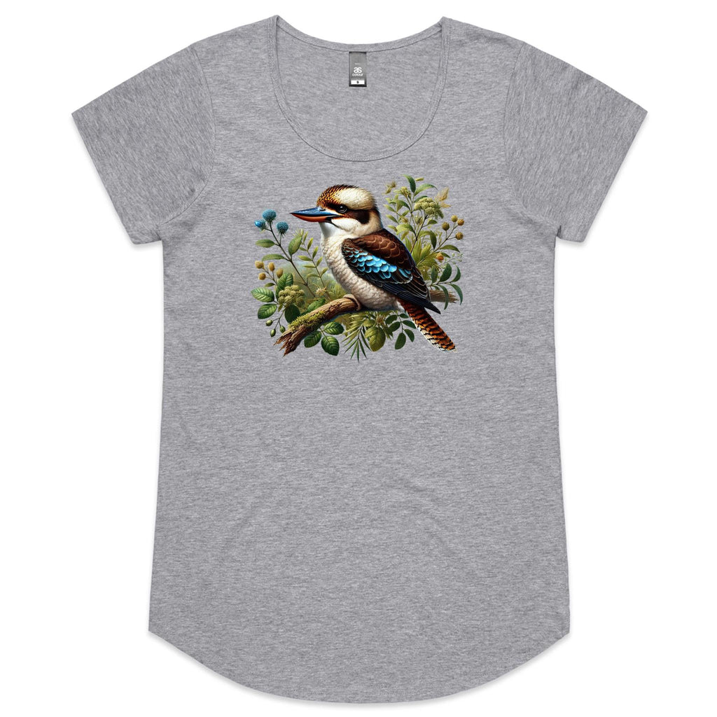 Kookaburra Womens AS Colour Scoop Neck T-Shirt