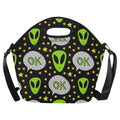 Alien OK Neoprene Lunch Bag One Size Neoprene Lunch Bag Printed Offshore Sci Fi