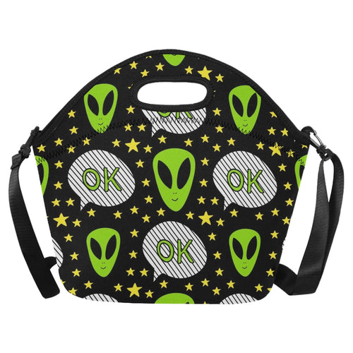 Alien OK - Neoprene Lunch Bag One Size Neoprene Lunch Bag Printed Offshore