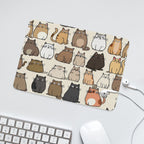 Lots Of Cats Leather Mouse Pad Leather Mouse Pad animal Printed Offshore