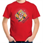 Hand Me The Popcorn - Kids Youth T-Shirt Red Kids Youth T-shirt Food Printed In Australia