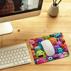 Cute Monsters Leather Mouse Pad Leather Mouse Pad Printed Offshore Sci Fi