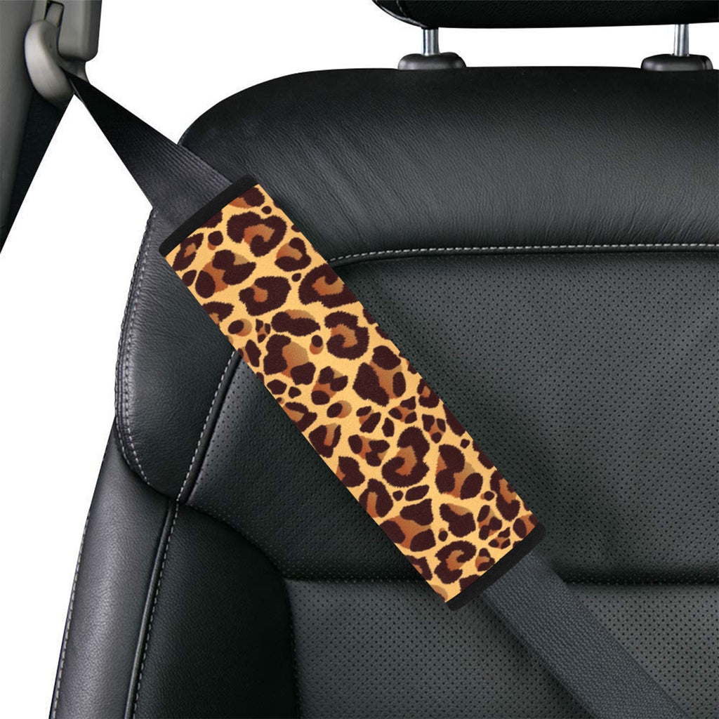 Leopard Print Car Seat Belt Cover 7''x10'' (Pack of 2) Car Seat Belt Cover 7x10 (Pack of 2) animal Printed Offshore