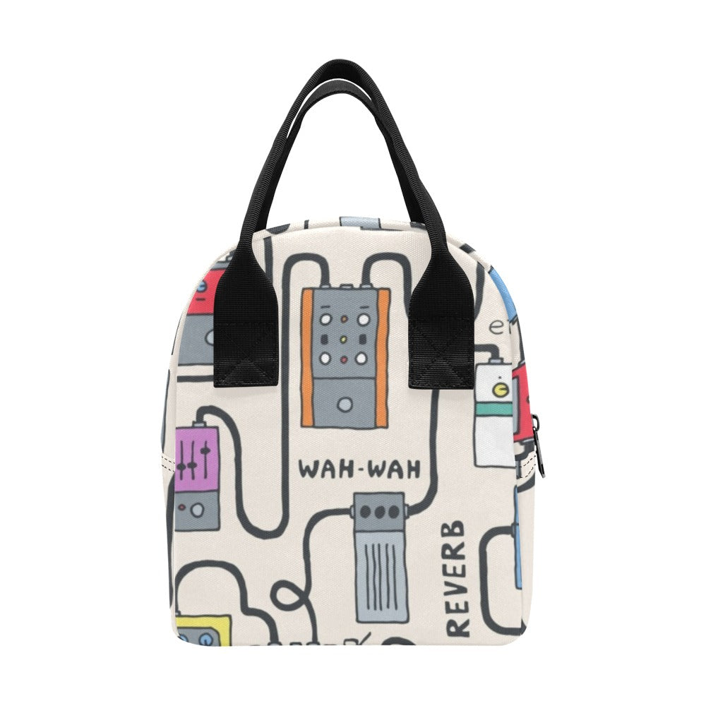 Guitar Pedals - Zipper Lunch Bag Zipper Lunch Bag Printed Offshore