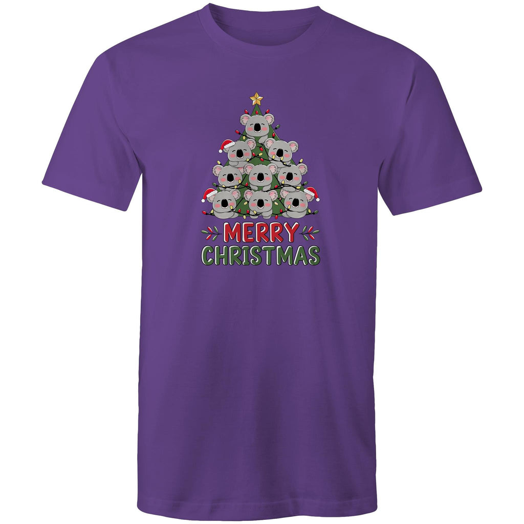 Koala Christmas Tree - Mens T-Shirt