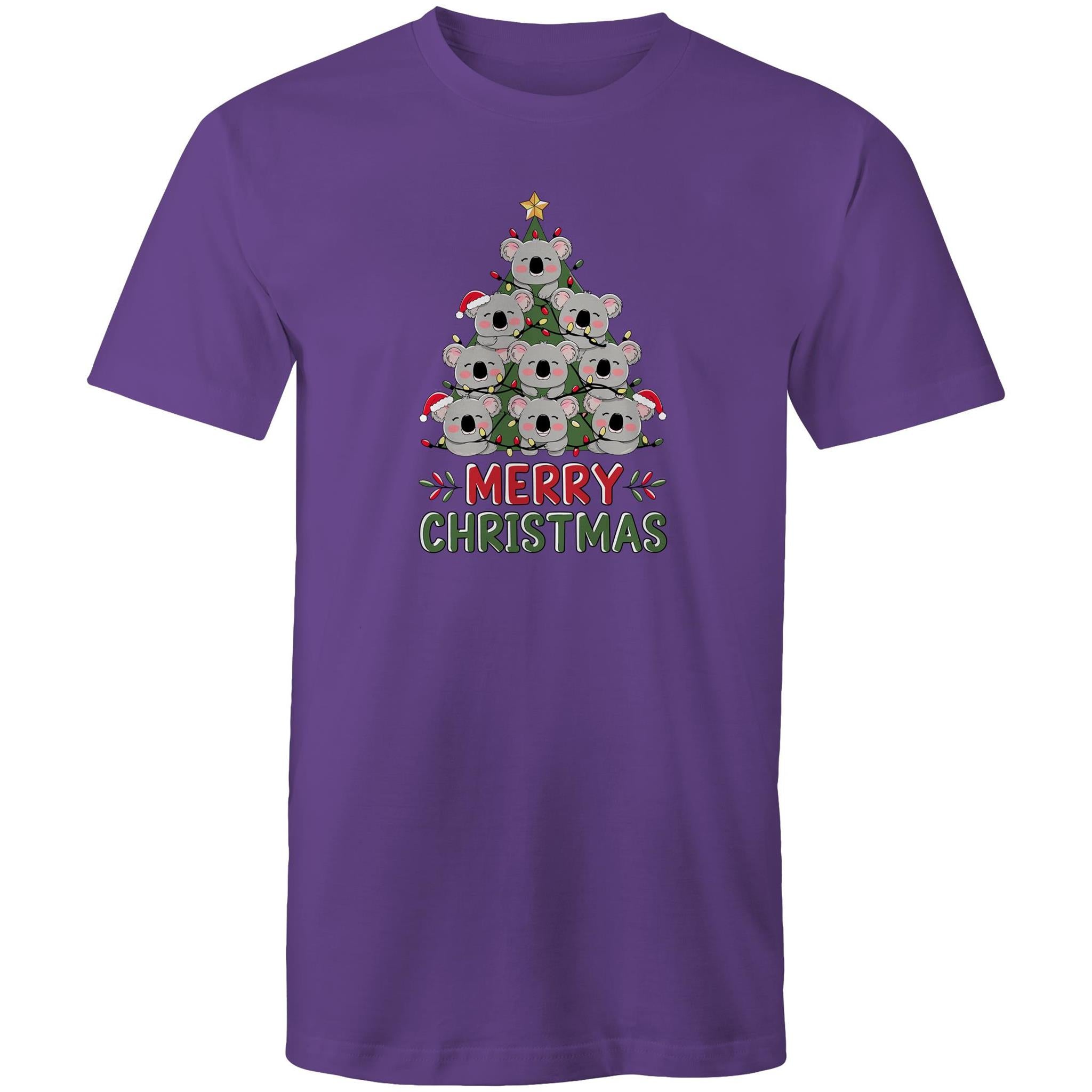 Koala Christmas Tree - Mens T-Shirt