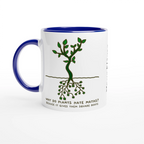 Personalised - Square Roots - White 11oz Ceramic Mug White 11oz Ceramic Mug with Color Inside Ceramic Blue Personalised 11oz Mug customise Globally Fulfilled Maths personalise Plants Science