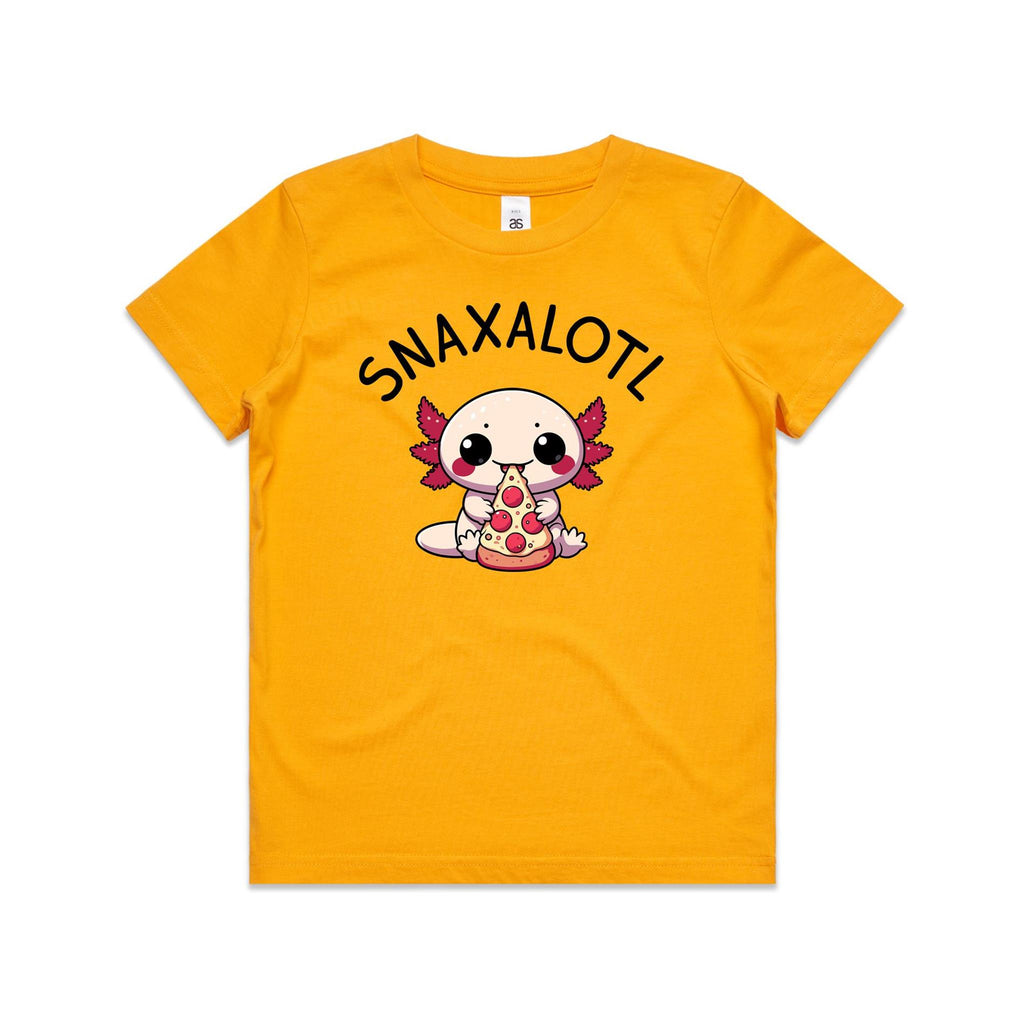 Snaxalotl, Axolotl Pizza - Kids Youth T-shirt