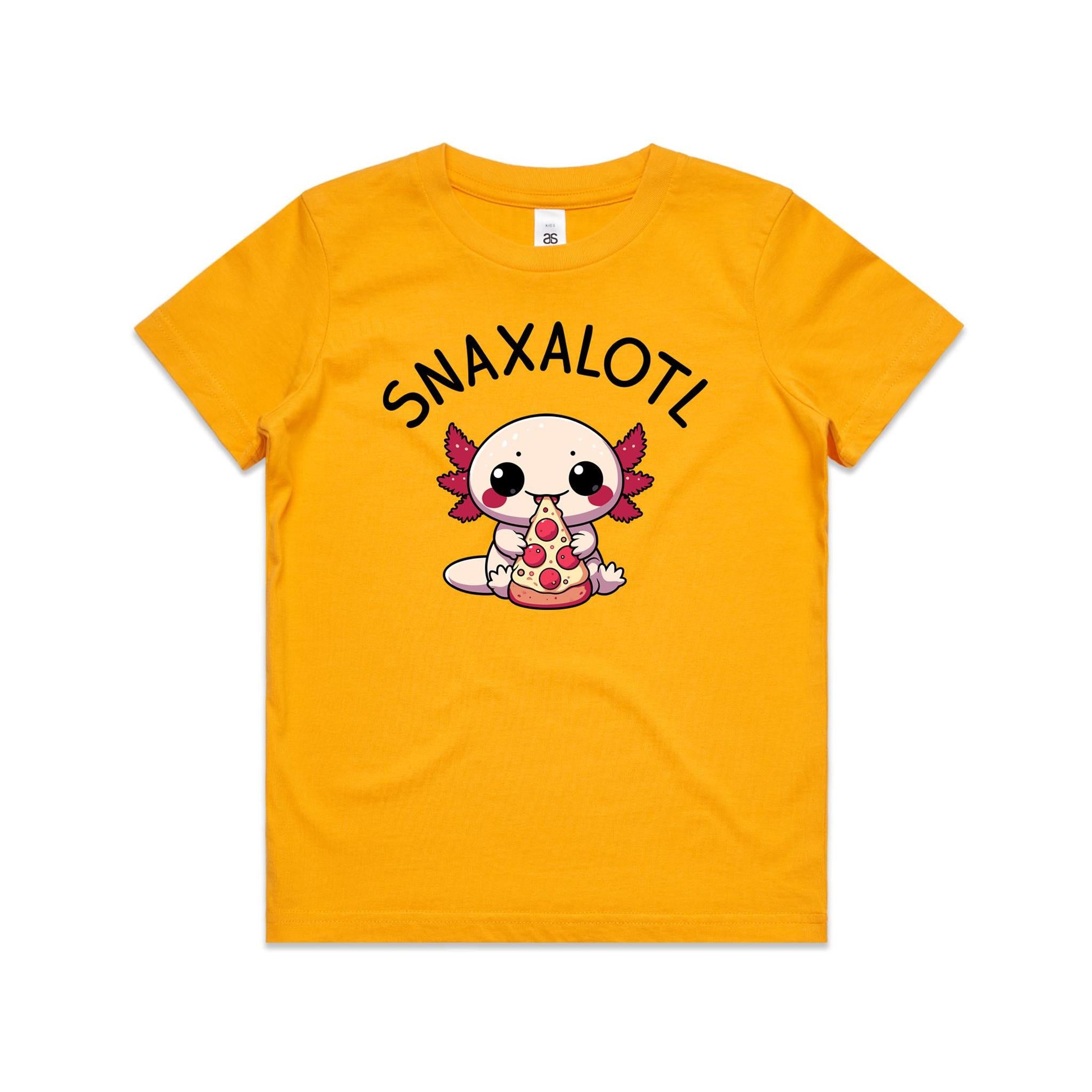 Snaxalotl, Axolotl Pizza - Kids Youth T-shirt