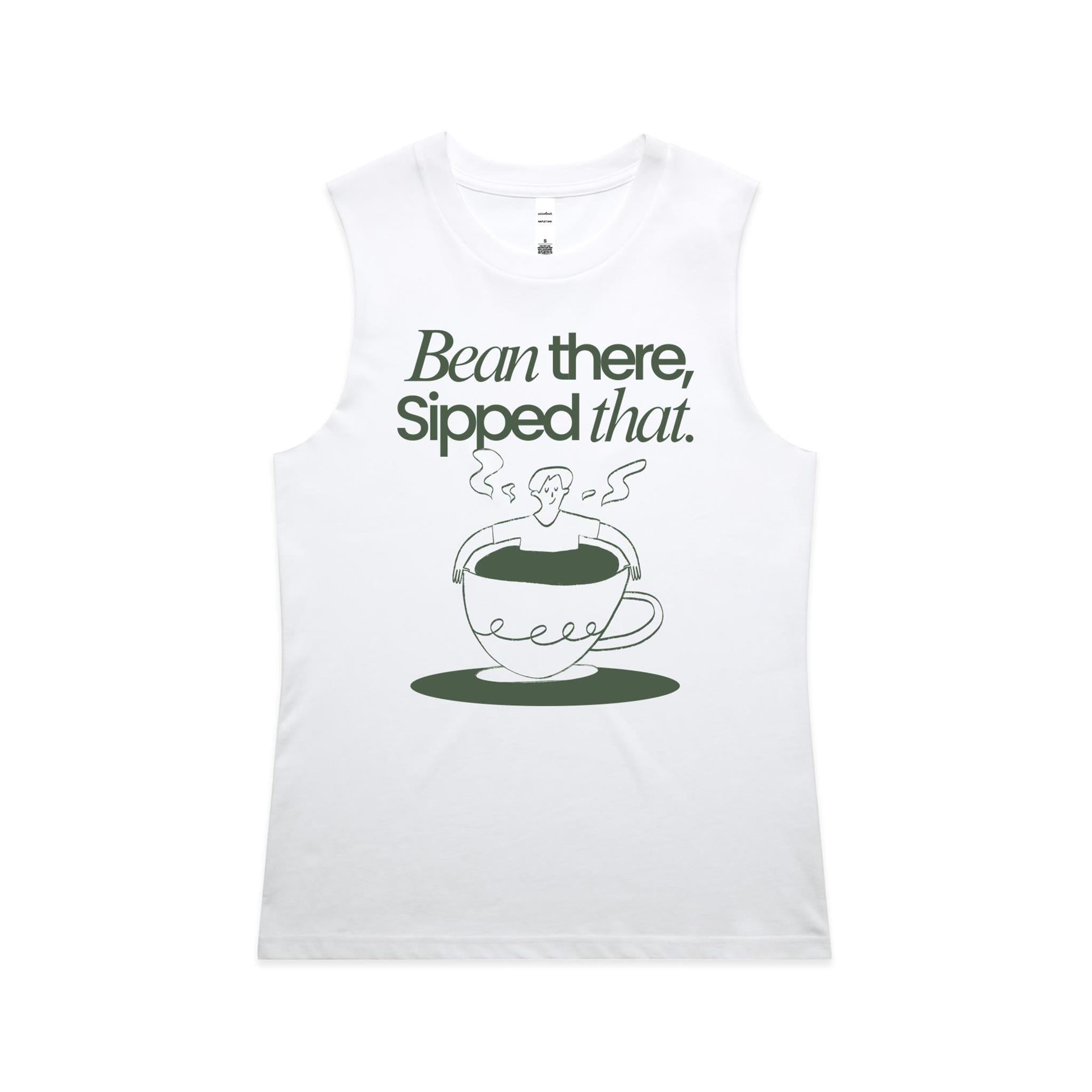 Bean There, Sipped That, Coffee - AS Colour Women's Maple Tank