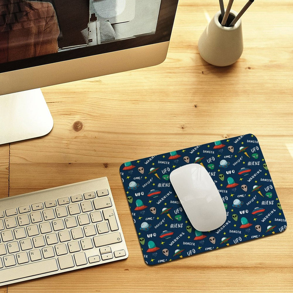 UFO's And Aliens Leather Mouse Pad Leather Mouse Pad Printed Offshore Sci Fi