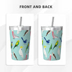 Australian Birds Small Stainless Steel Travel Mug Cup 12oz/350ml