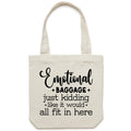 Emotional Baggage - Canvas Tote Bag