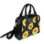 Painted Sunflowers Shoulder Handbag