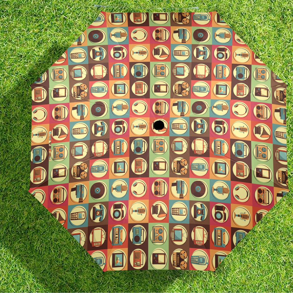 Retro Life - Semi-Automatic Foldable Umbrella (Model U12) Semi-Automatic Foldable Umbrella (U12)