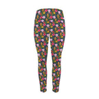 Tropical Floral Women's High Waist Pockets Yoga Leggings Women's High Waist Pockets Yoga Leggings Plants Printed Offshore