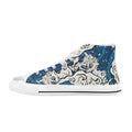 Waves Women's High Top Canvas Shoes US12 Womens Classic High Top Shoes Printed Offshore