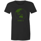 No Planet B, Earth - Womens T-shirt Black Womens T-shirt Environment Printed In Australia