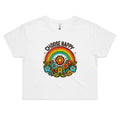 Choose Happy Hippie Vibe Women's AS Colour Crop Tee