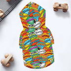 Comic Book 2 Pet Hoodie (Large Size)