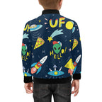 Alien Hello Kids Bomber Jacket Kids Bomber Jacket Printed Offshore Sci Fi