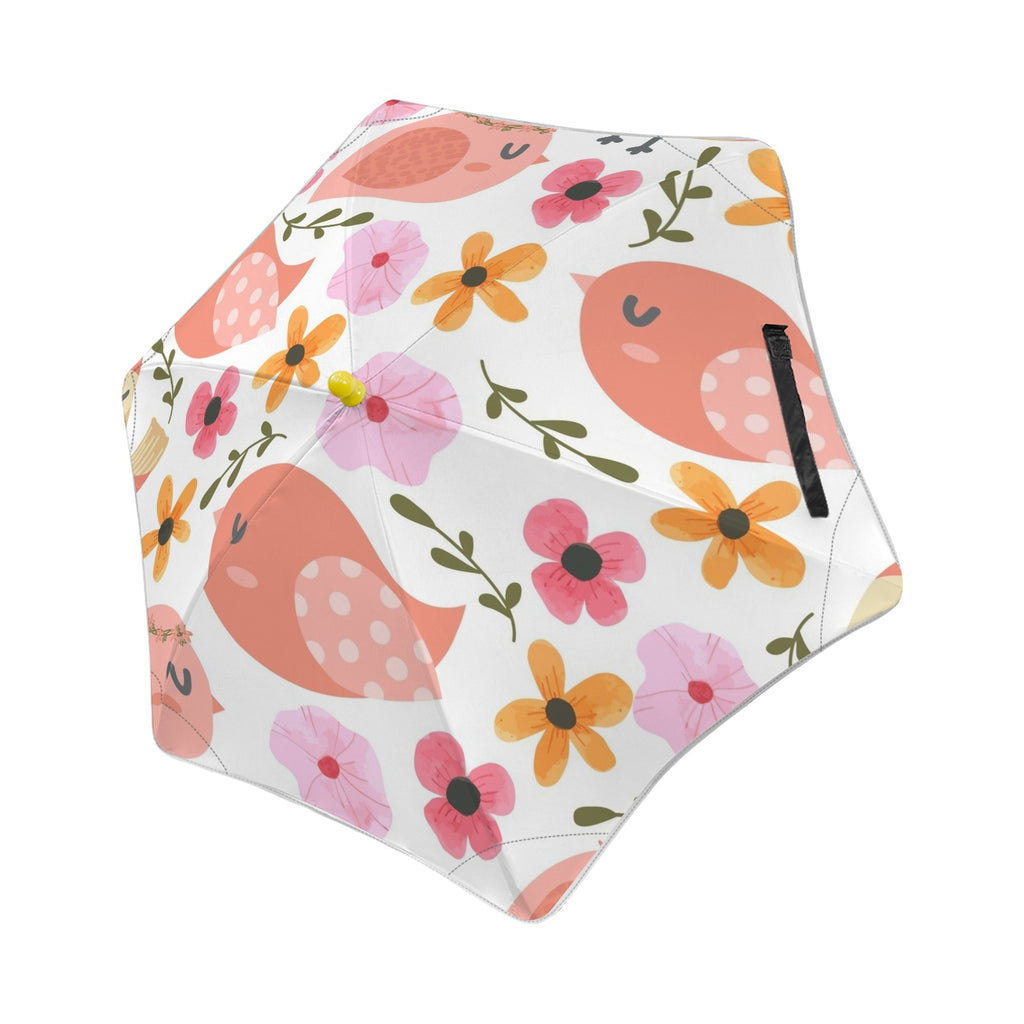 Lovely Birds Kids Safe Round Corner Umbrella One Size Kids Safe Round Corner Umbrella animal Printed Offshore