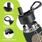 Planets 12oz Kids Water Bottle with Straw Lid